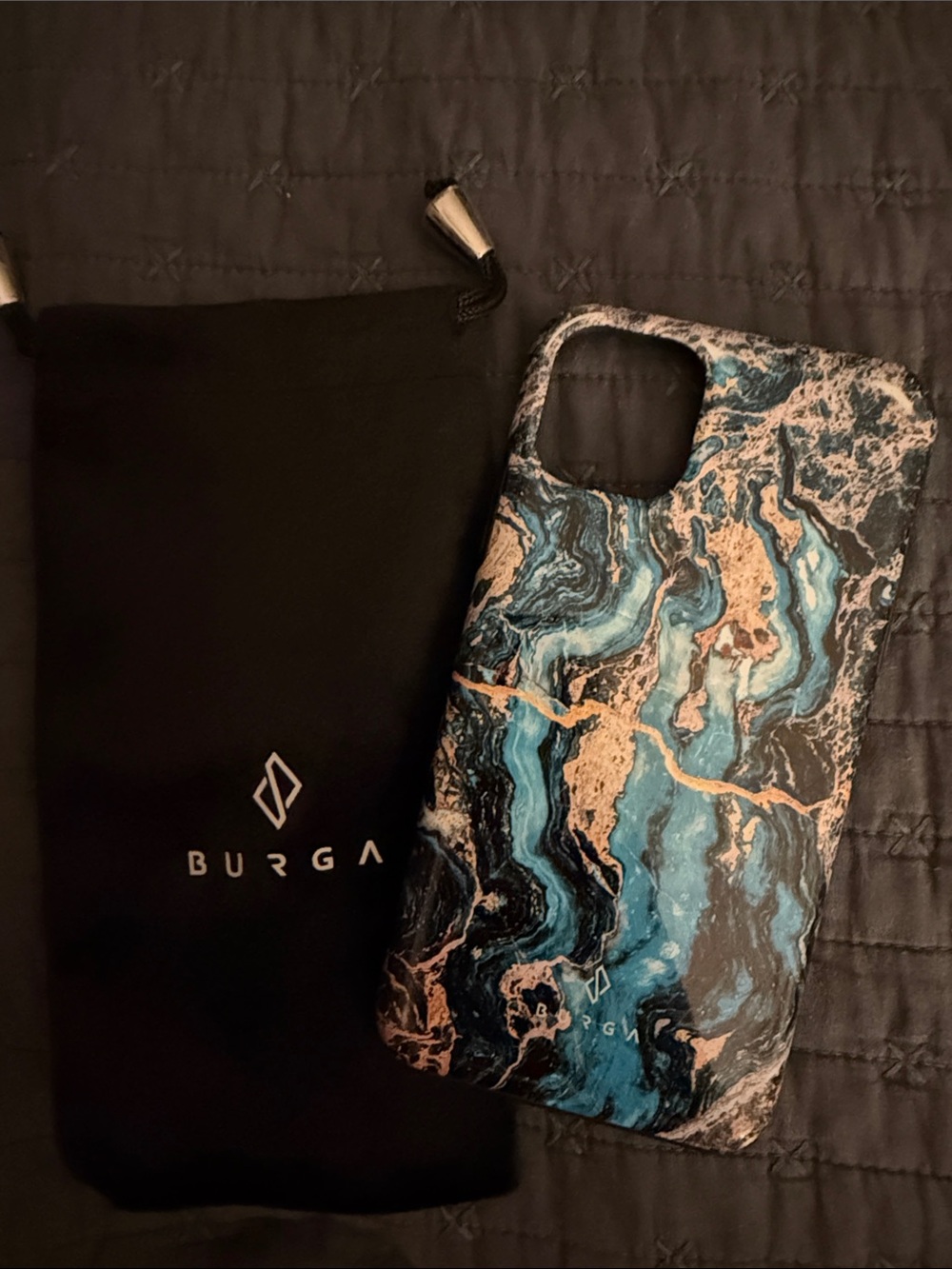 Burga IPhone 11 Pro Max Blue Marble Phone Case